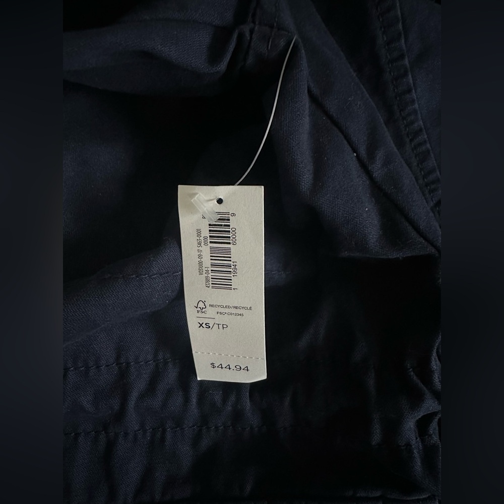 Old Navy Utility Jacket. Navy Blue/Size XS. NWT. - Picture 4 of 5